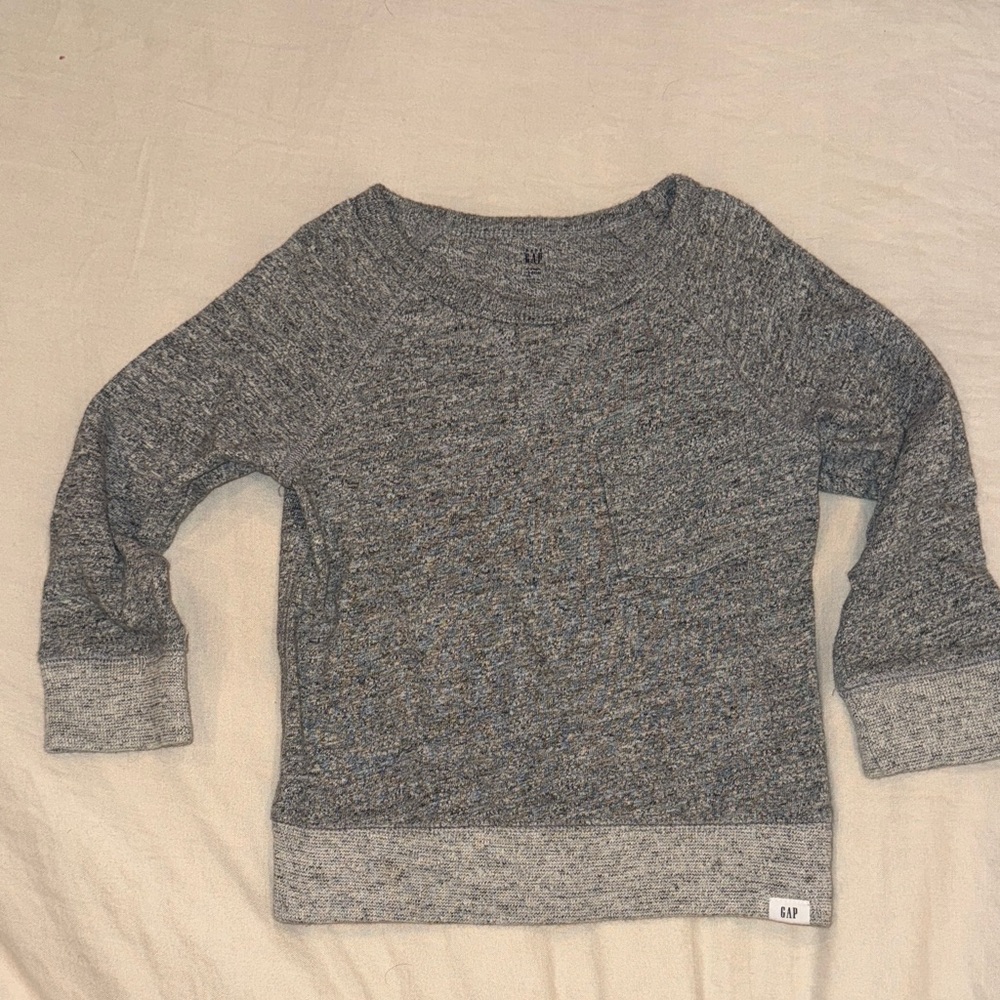 BabyGAP Charcoal Crew Neck light weight sweatshirt 2 years